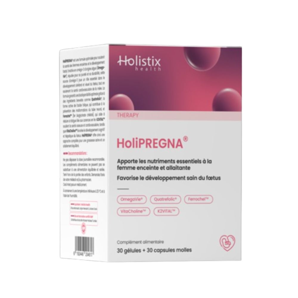 Holistix HoliPREGNA – boîte de 30 gélules et 30 capsules
