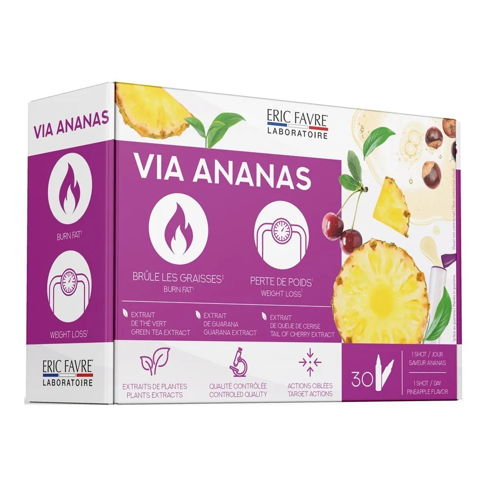 ERIC FAVRE VIA ANANAS BRULE-GRAISSES, 30 DOSES A BOIRE