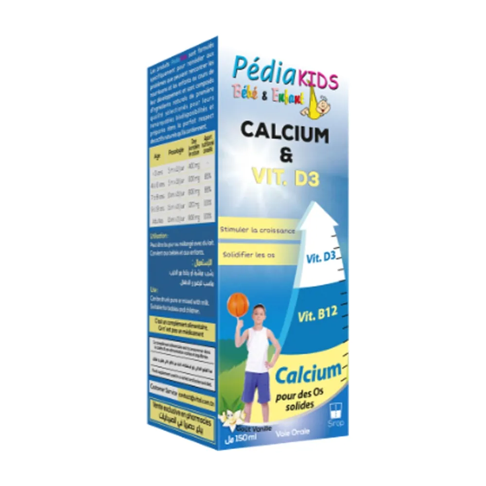 PEDIAKIDS CALCIUM ET VITAMINE D3