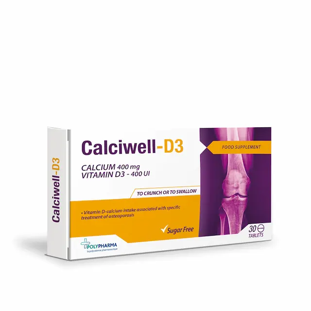 POLYPHARMA CALCIWELL D3 30 COMPRIMES