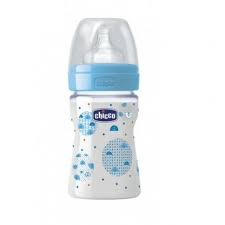 Chicco Perfect 5 Biberon Bleu - Debit Lent 0m+ - 150ml