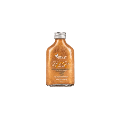 GRENAT HUILE SECHE PAILLETE 100ML GOLD
