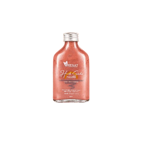 GRENAT Huile Sèche Pailletée Rosée,100ml