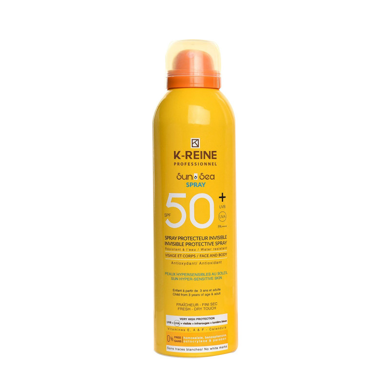 K-REINE SUN & SEA BRUME SPRAY INVISIBLE VISAGE ET CORPS SPF50+ 200ML