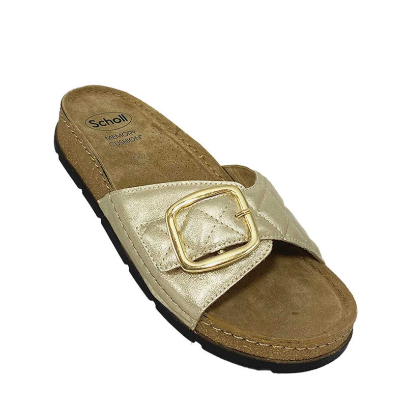 SCHOLL BORA MULE FEMME PLATINUM