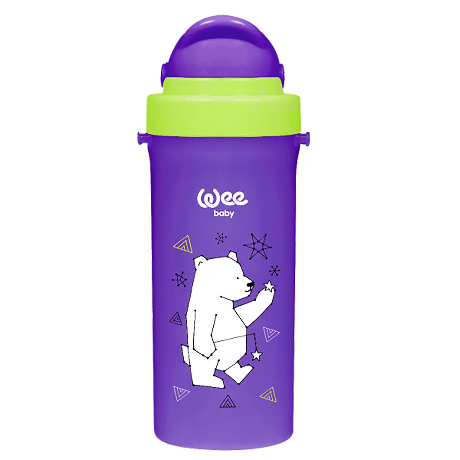 Wee Baby Verre avec paille 300 ml - VIOLET