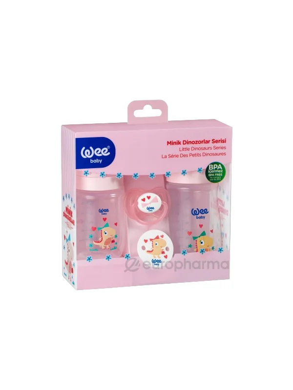 WEE BABY COFFRET FILLE LITTLE DINOSAURS SERIES FILLE