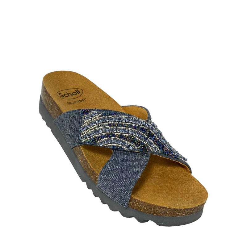 SCHOLL LA SERENA STRAP JEAN GRIS
