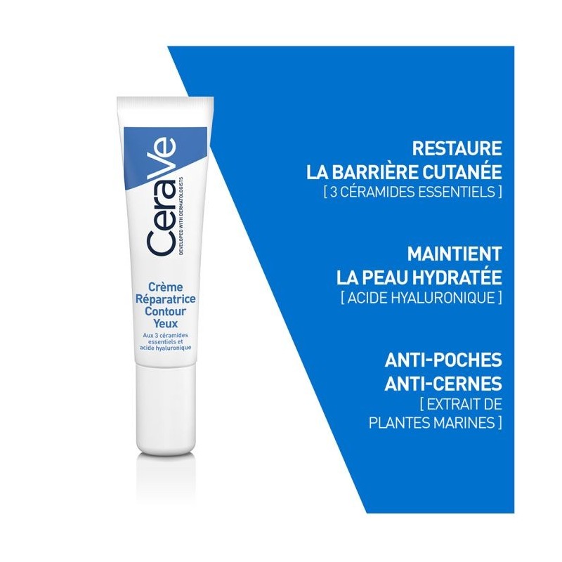 CERAVE CREME REPARATRICE CONTOUR YEUX 14 ML