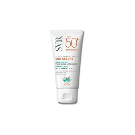 SVR Sun Secure - Ecran solaire minéral teinté spf50+ - peaux sèches à très sèches - 50ml