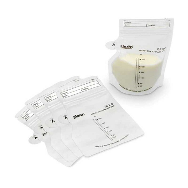 ALECTO BF100 SACS DE CONSERVATION LAIT MATERNEL 220ML PAQUET DE 100 PIECES