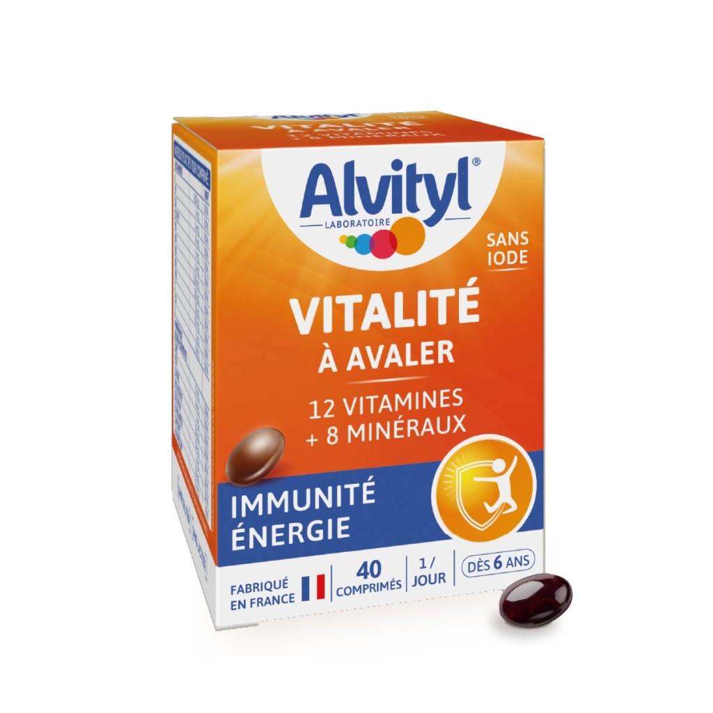 ALVITYL VITALITÉ A AVALER 40 COMPRIMES