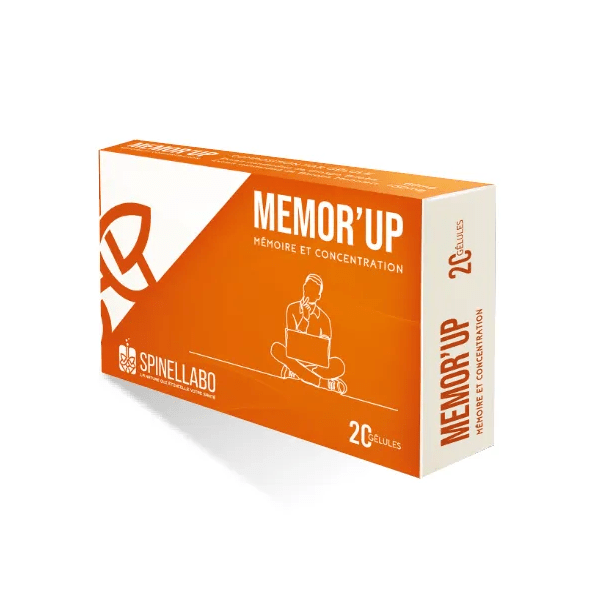 COMPLEMENT ALIMENTAIRE MEMOIRE ET CONCENTRATION MEMOR UP 20 GELULES