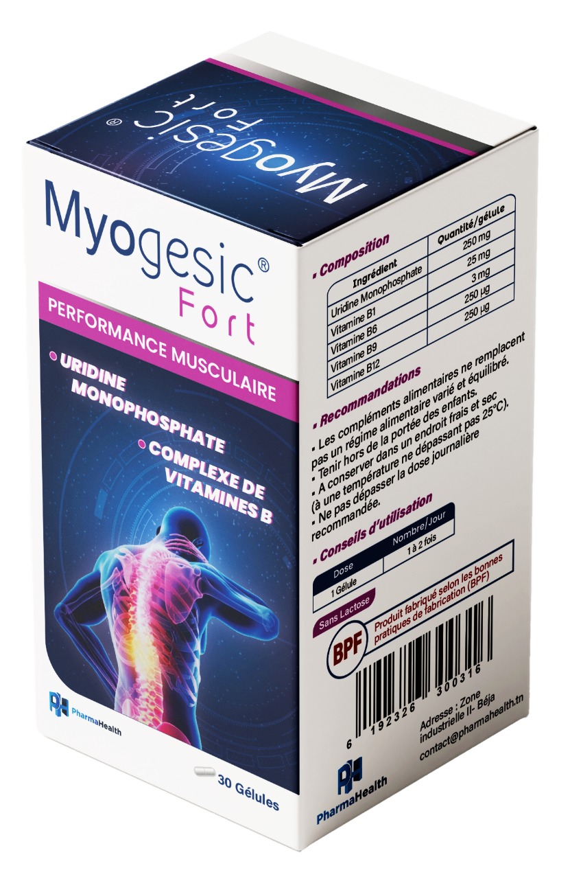 Pharmahealth Myogesic Fort Douleurs Musculaires Boite de 30