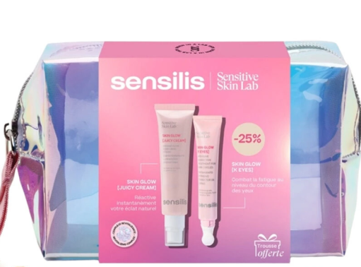 TROUSSE SENSILIS SKIN GLOW JUICY CREAM 50ML + K EYES 15ML (-25%) + TROUSSE OFFERTE
