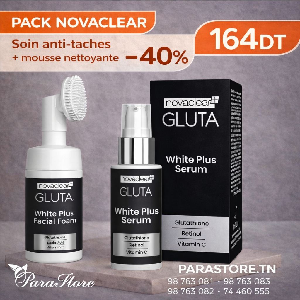 NOVACLEAR PACK DEPI GLUTA SERUM + MOUSSE GLUTA -40%