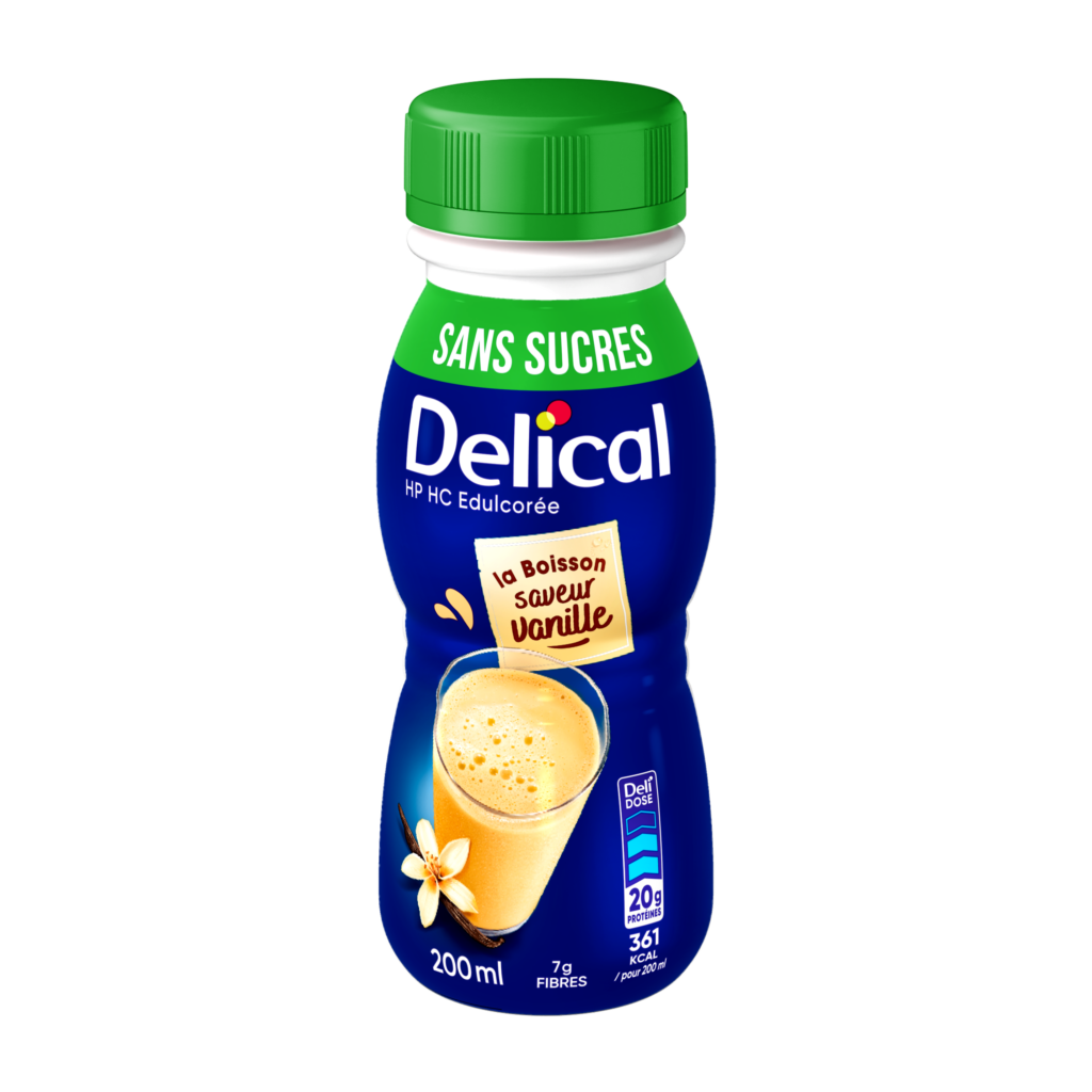 DELICAL BOISSON LACTEE SANS SUCRE SAVEUR VANILLE