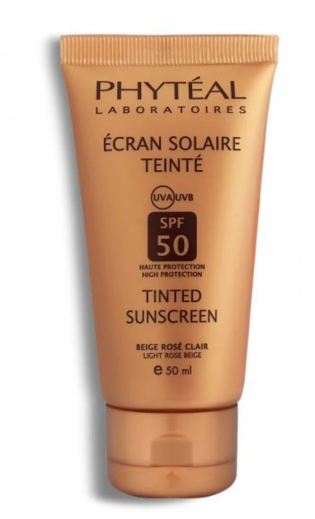 ECRAN SOLAIRE PEAUX SECHES PHYTEAL TEINTE BEIGE ROSE 02 SPF50+ 50ML