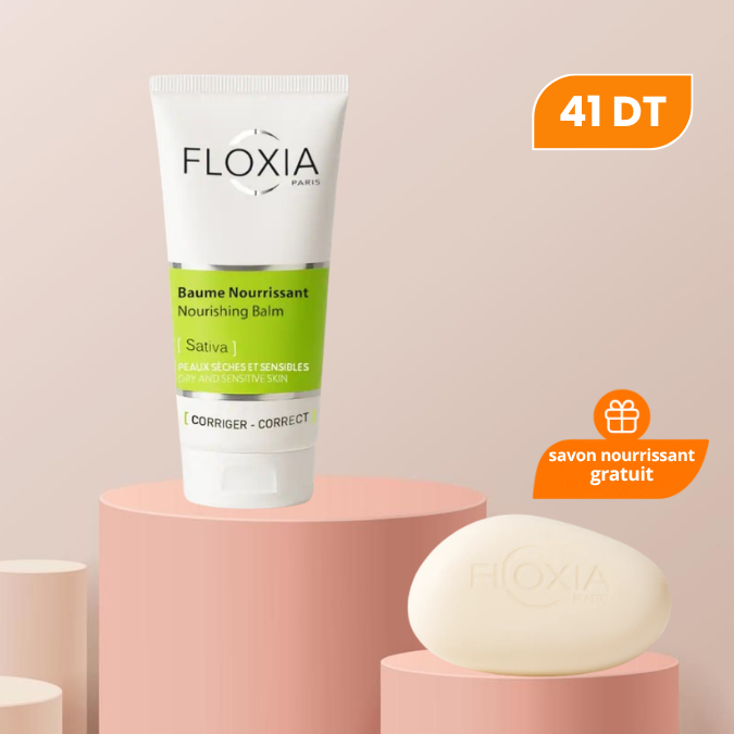 FLOXIA PACK BAUME NOURRISSANTE PEAUX SECHES+SAVON OFFERT