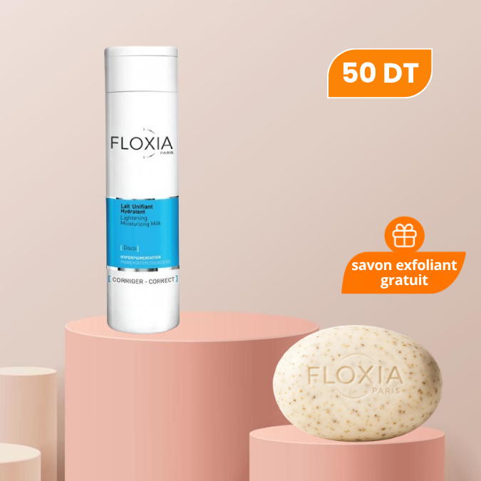FLOXIA PACK LAIT UNIFIANT HYDRATANT + SAVON OFFERT