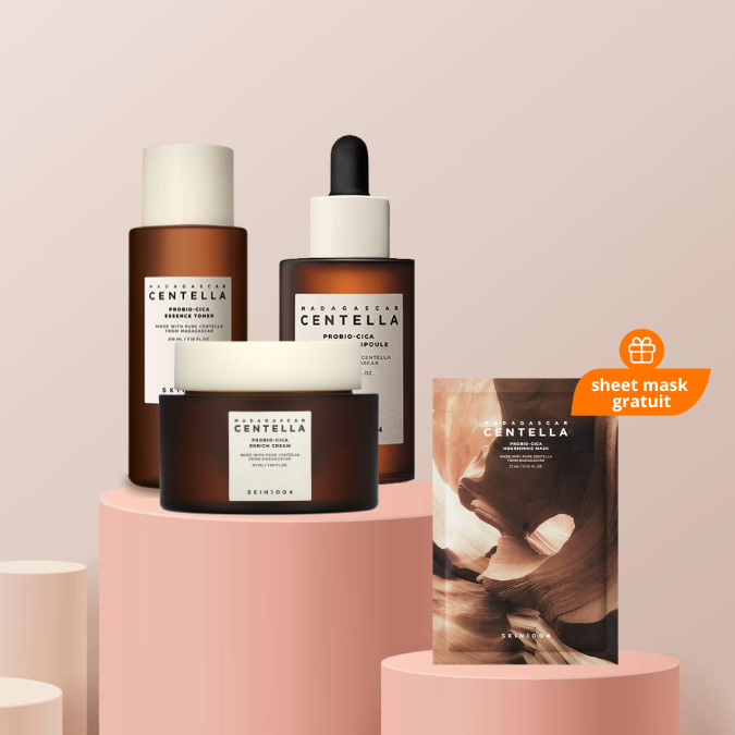 PACK EID CENTELLA PROBIO-CICA TONER+ INTENSIVE AMPOULE + ENRICH CREAM +MASQUE OFFERT