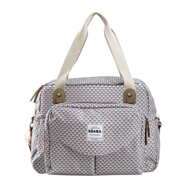 BEABA Sac Geneve Ii Play Print Grey Coral