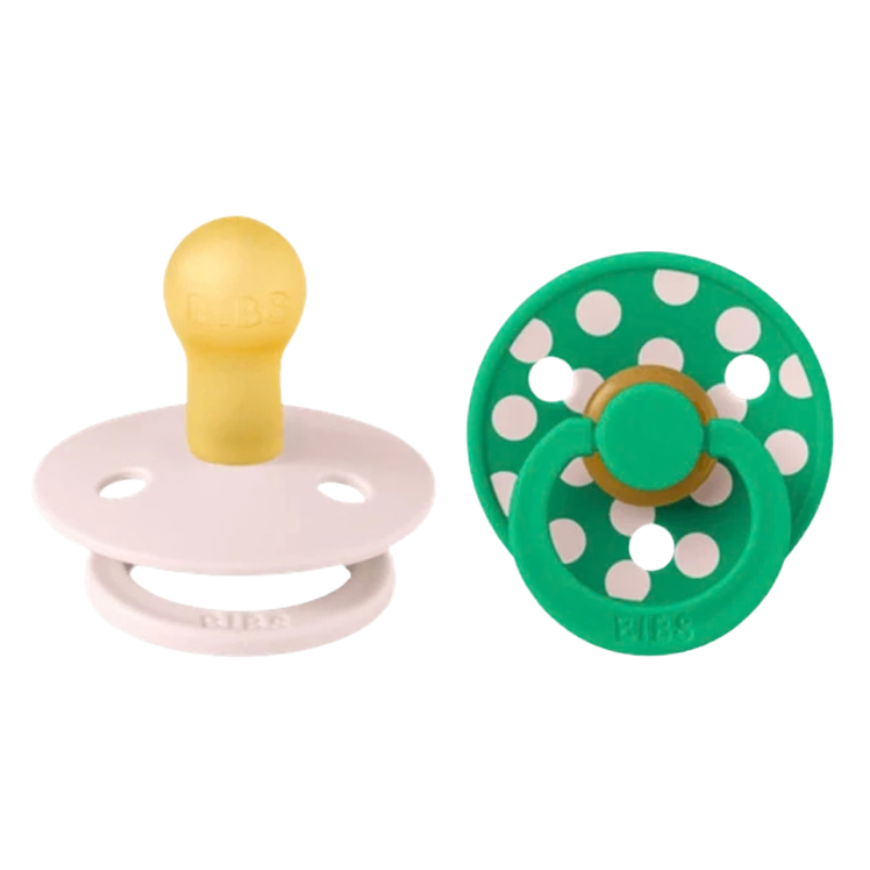 BIBS 02 SUCETTES COLOUR NATURAL – PETAL / CACTUS – TAILLE 1 (0 MOIS ET +)