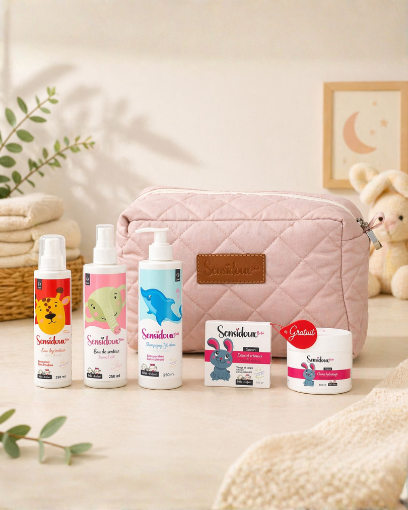 SENSIDOUX TROUSSE BEBE ROSE
