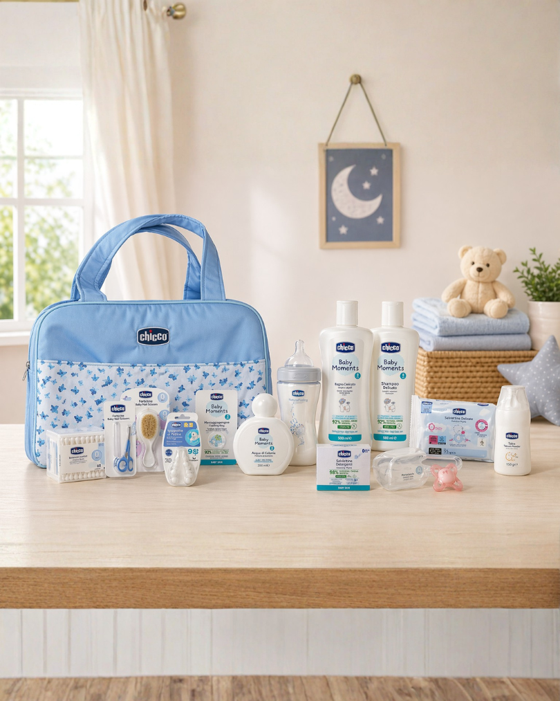 CHICCO SAC DE MATERNITE BLEU
