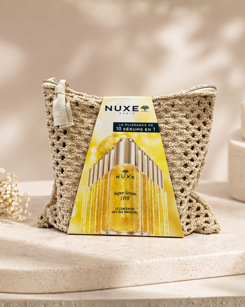 NUXE COFFRET CADEAU SUPER SERUM [10] EFFICACITE DECUPLEE + 3 CREMES ANTI-AGE LIFT