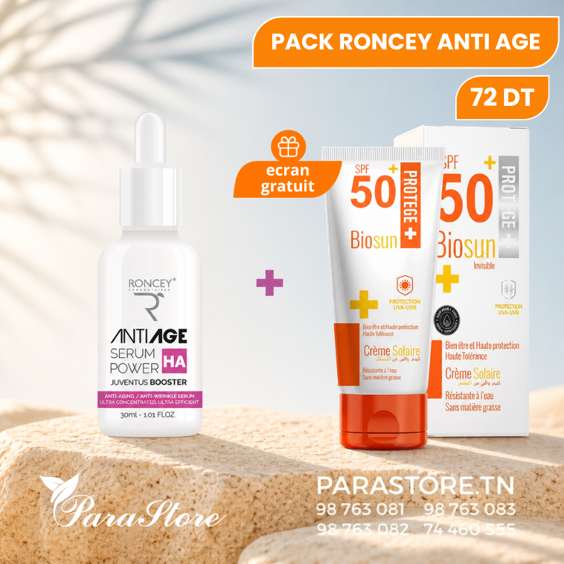 PACK RONCEY SÉRUM ANTI-AGE + ECRAN GRATUIT