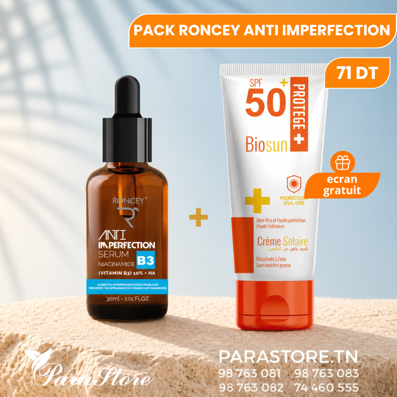PACK RONCEY ANTI-IMPERFECTION + ECRAN GRATUIT