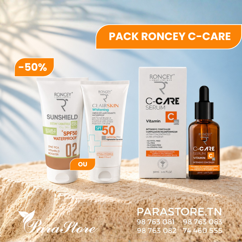 PACK RONCEY C-CARE -50% SUR ÉCRAN AU CHOIX
