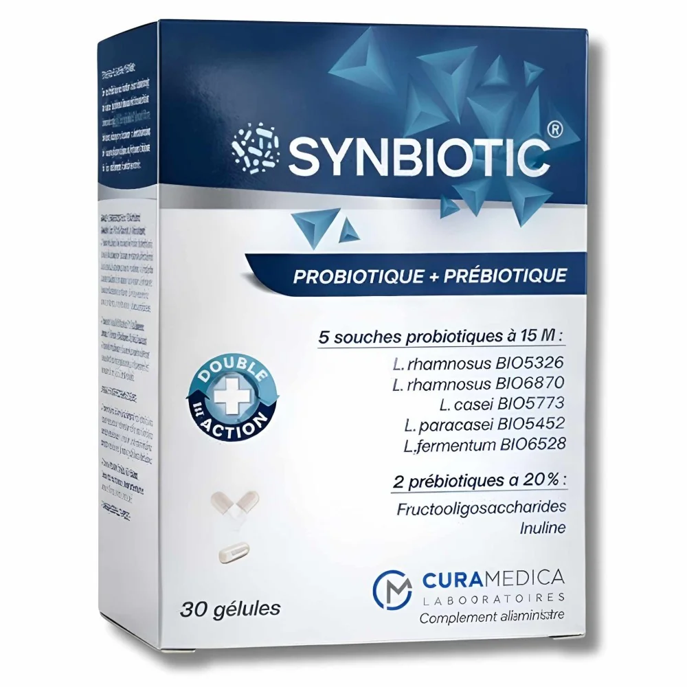 SYNBIOTIC PROBIOTIQUE + PREBIOTIQUE 30 GELULES