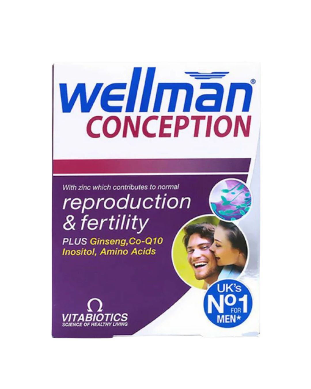 Vitabiotics Wellman Conception Homme – 30 Comprimés