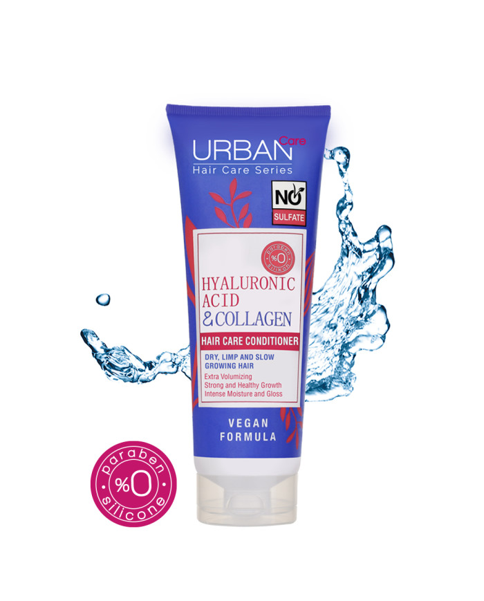 URBAN CARE APRÈS-SHAMPOOING ACIDE HYALURONIQUE & COLLAGÈNE 250ML
