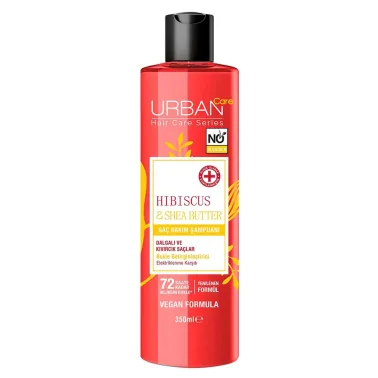 URBAN CARE CURLY HAIR SHAMPOO HIBISCUS & SHEA BUTTER 350ML