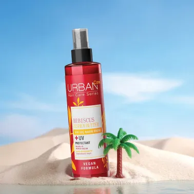 URBAN CARE LEAVE IN CURLY HAIR SPRAY HIBISCUS & SHEA BUTTER 200ML