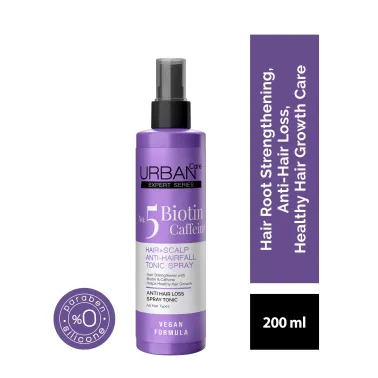 URBAN CARE SPRAY TONIQUE EXPERT CHEVEUX ET CUIR CHEVELU A LA BIOTINE ET A LA CAFEINE 200ML