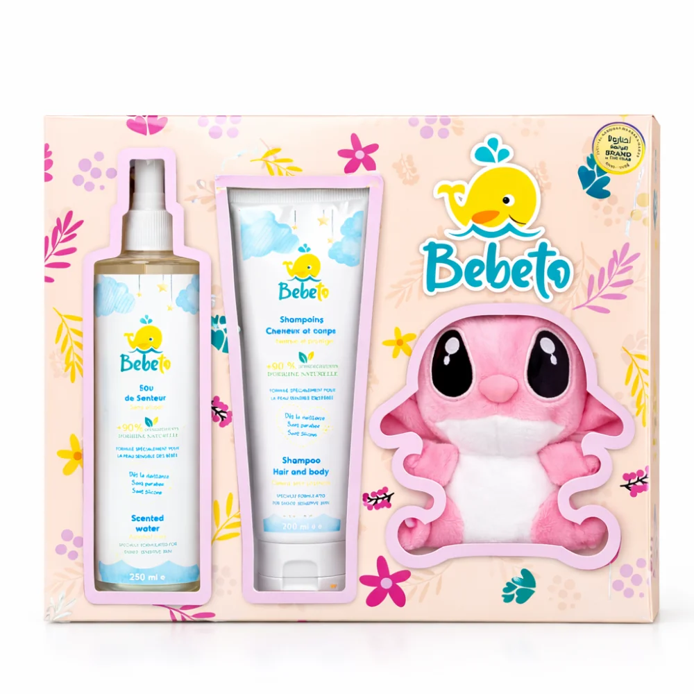 BEBETO COFFRET STICH ROSE