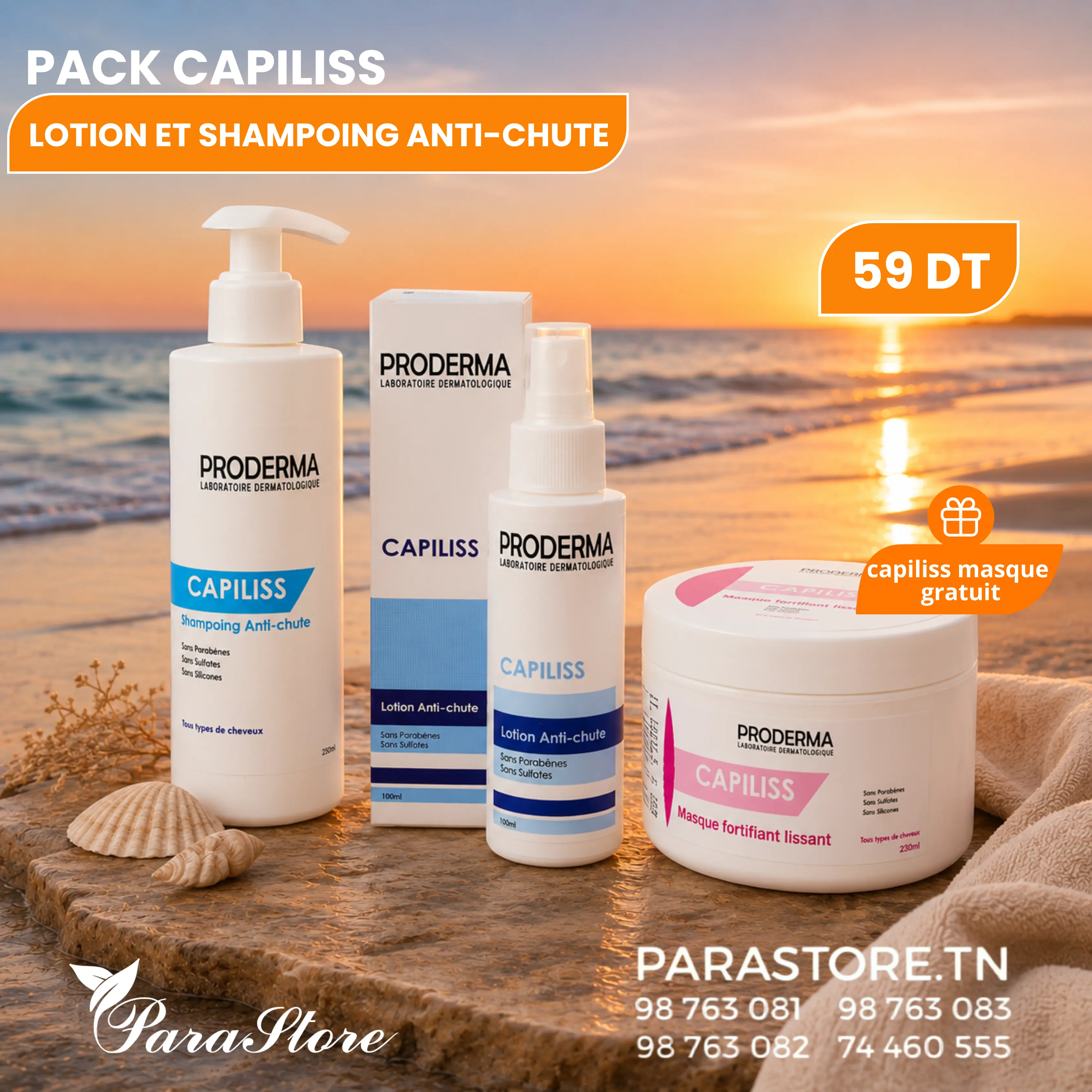PRODERMA PACK CAPILISS ANTI-CHUTE