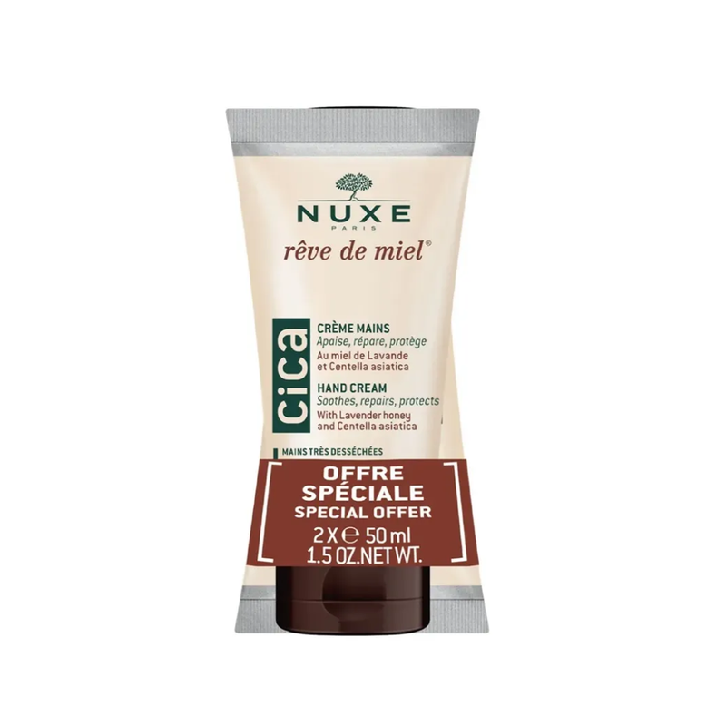 Nuxe Reve De Miel Cica Creme Mains 50 Mlx2 -40%