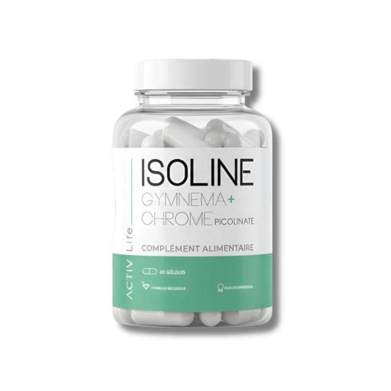 ACTIV LIFE ISOLINE GYMNEMA+ CHROME PICOLINATE 60 GÉLULES