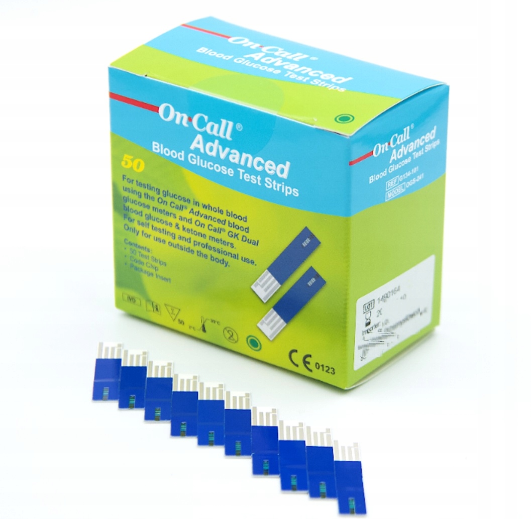 ON CALL ADVANCED BANDES DE GLYCÉMIE 50 UNITÉS