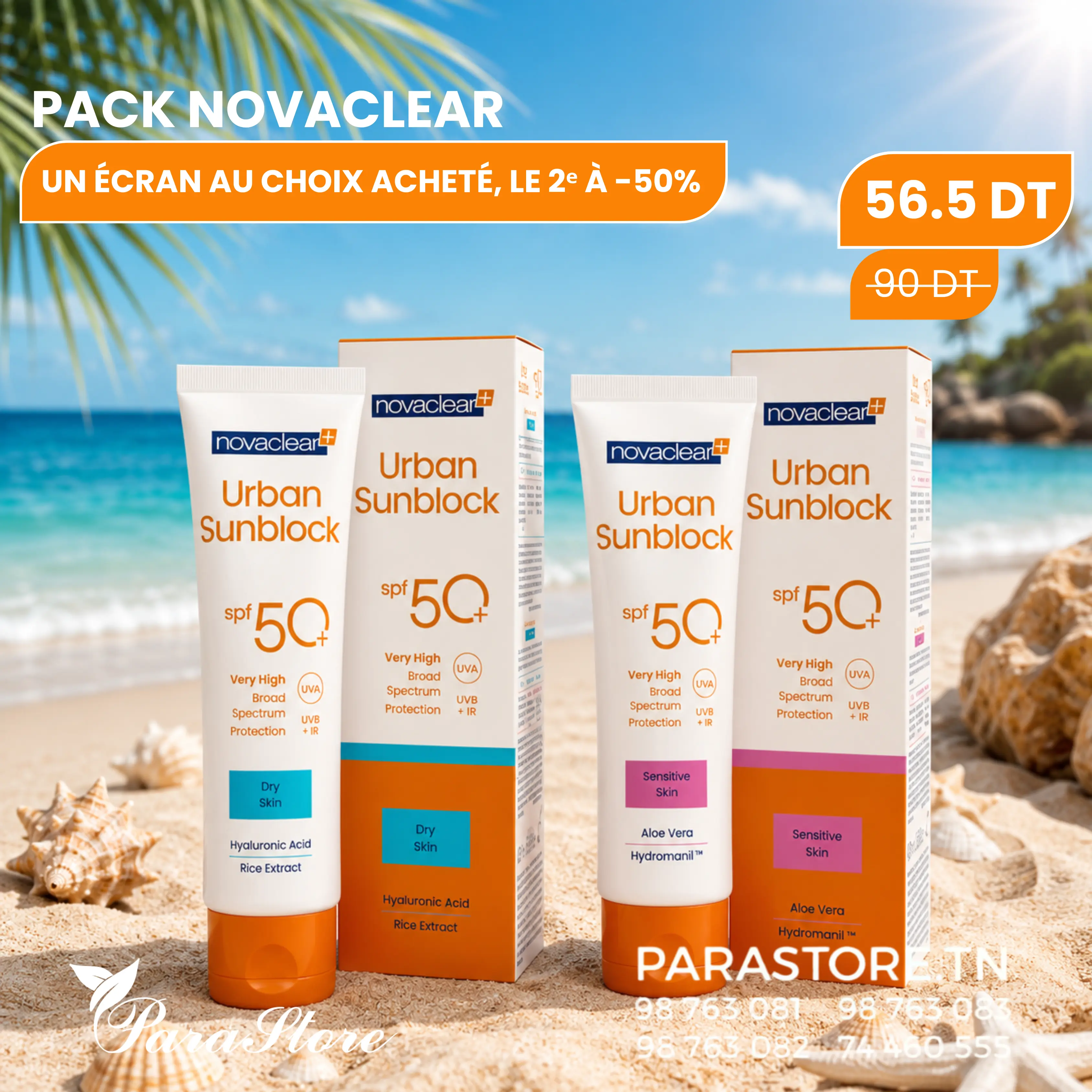 PACK NOVACLEAR 3 UN ÉCRAN AU CHOIX ACHETÉ LE 2ᵉ À -50 %