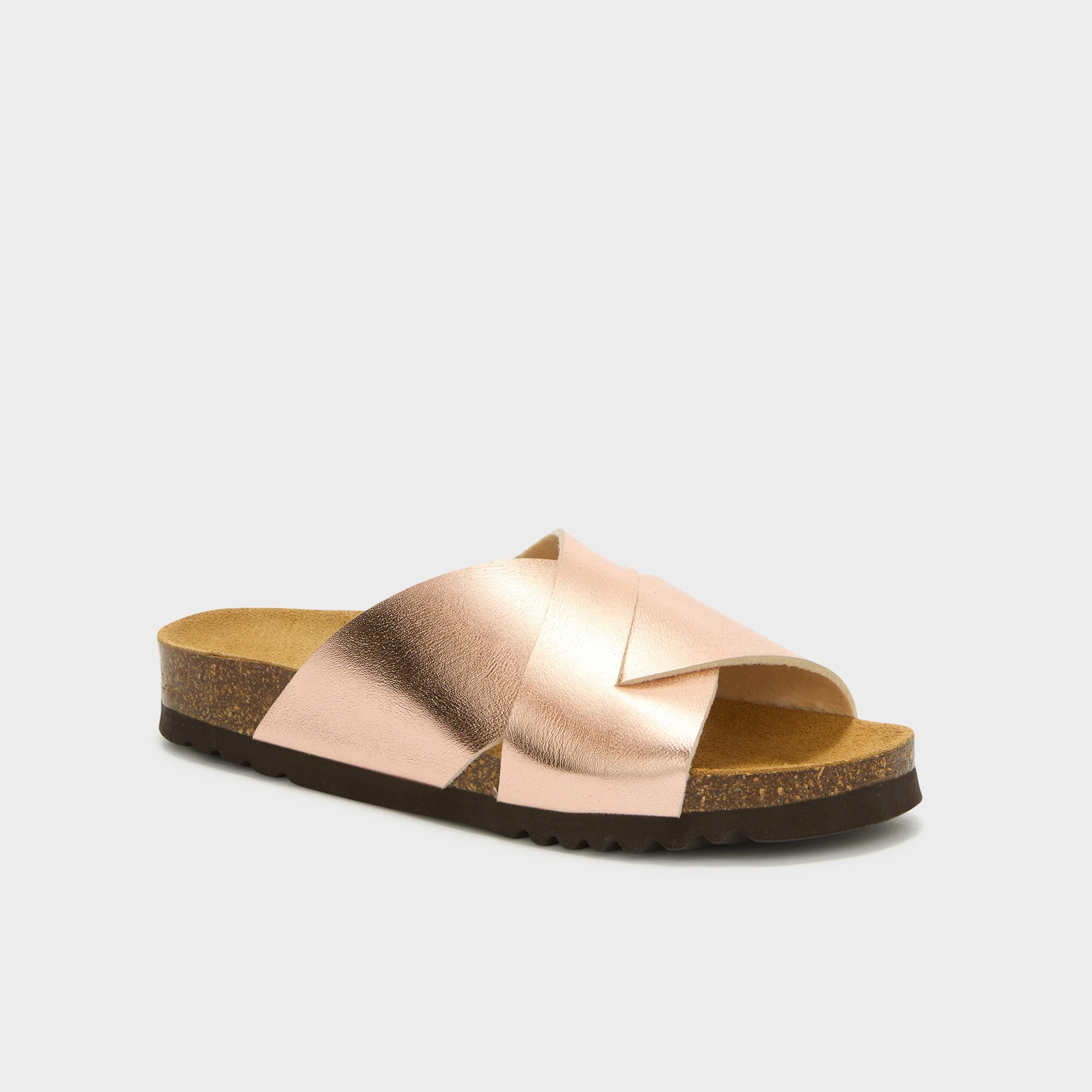 SCHOLL VIVIAN CROSS STRAP SANDALS
