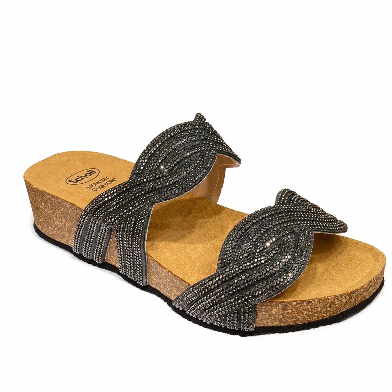 SCHOLL VEGAS 2 STRAPS ÉTAIN