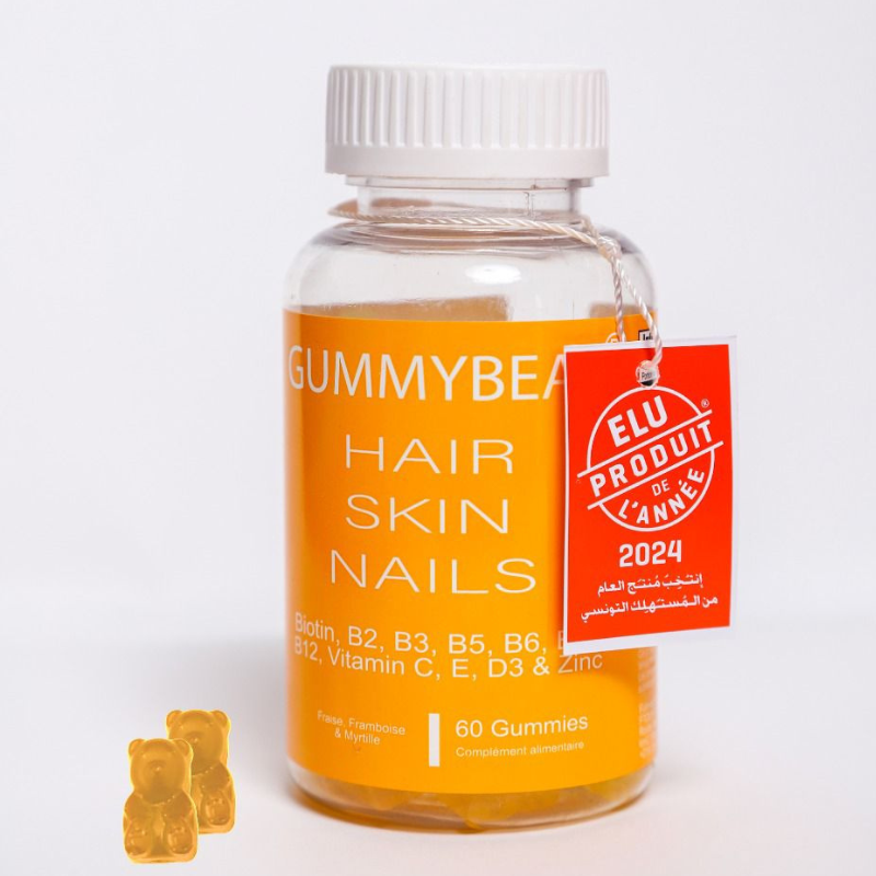 GUMMYBEAR HAIR SKIN NAILS 60 GUMMIES