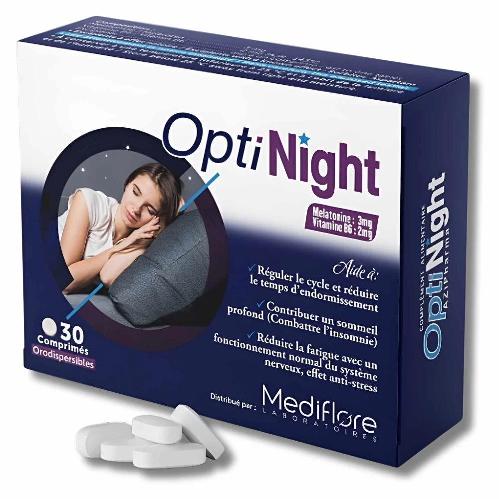 COMPLEMENT ALIMENTAIRE MEDIFLORE OPTI NIGHT 30 COMPRIMES