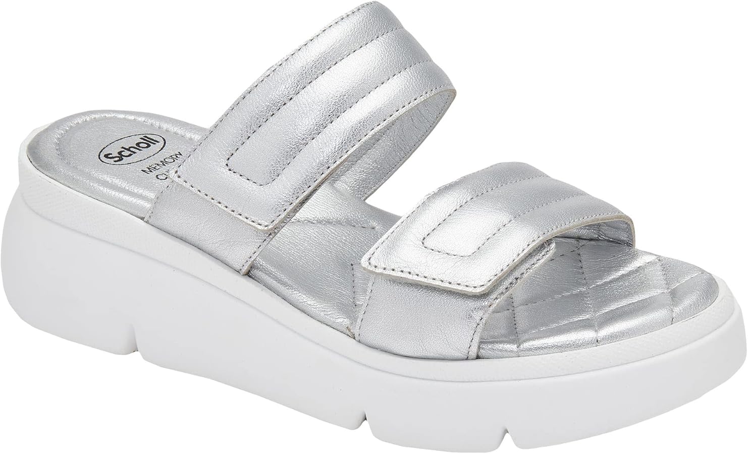 SCHOLL BALI 2 STRAPS PLATINIUM